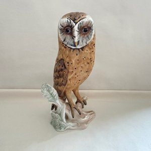Vintage Geobel Germany Owl Figurine